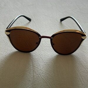 PolarAce Black and Gold Sunglasses & Case